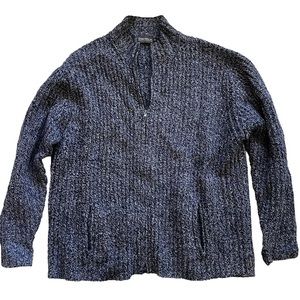 FISHERMAN OUT OF IRELAND SUPREME SOFT SHETLAND 100% WOOL FULL ZIP SHACKET